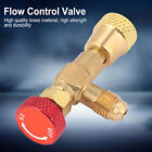 Air Conditioner Safety Valve R410A Brass Flow Control Valve Thread 1/4''-5/16''