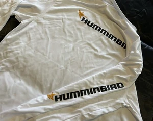 NWT Humminbird Electronic Fishing Long Sleeve Men’s Size L Spellout Sleeve - Picture 1 of 8