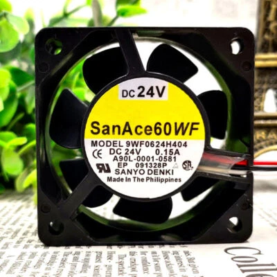 SANYO 9WF0624H404 6025 24v 0.15A 6cm Chassis Cooling Industrial Fan - Image 1 of 4