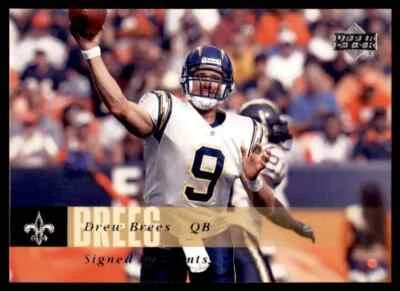 2006 Upper Deck #120 Drew Brees New Orleans Saints - Image 1 of 2