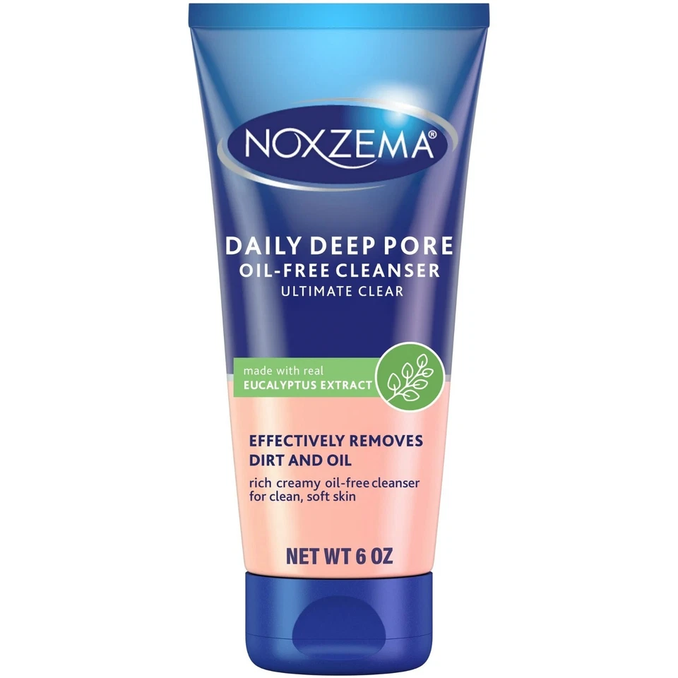 Noxzema Ultimate Clear Daily Deep Pore Cleanser 6 Oz 170g