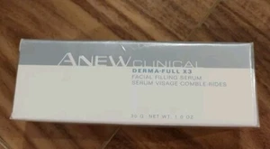 ANEW Clinical Derma-Full X3 Facial Filling SERUM 1 oz Hyaluronic Acid - NIB - Picture 1 of 6