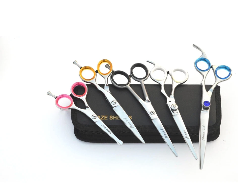 Professional Pet Grooming Scissors Dog Cat CURVED STRAIGHT BLUNT Japanese Shears - Image 1 of 1
