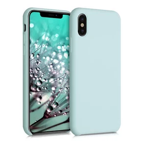 Silicone Case for Apple iPhone X - TPU Rubberized Cover - Picture 1 of 7