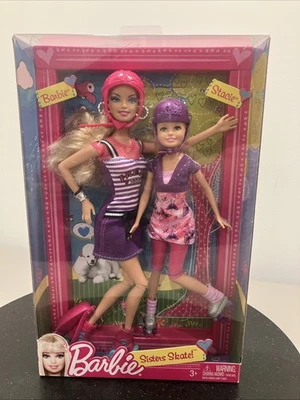 Barbie Hermanas Patín Pack de 2 Stacie T7428 T7427 Nuevo en caja 2010. Foto 1 de 4