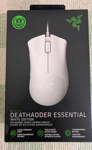 Razer DeathAdder Essential Wired Gaming Mouse - White - Zdjęcie 1 z 8