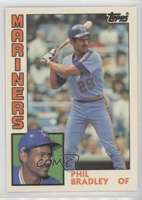 1984 Topps Traded Phil Bradley #15-T Rookie RC - Image 1 of 2