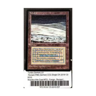 WOTC MtG FBB German Tundra (German) (U) EX - Image 1 of 2