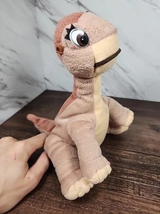 Land Before Time Little Foot Plush Brown Dinosaur Bean Bag Toy Kids Movie 10” - Picture 1 of 5