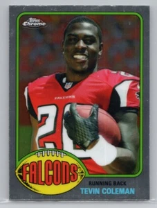 Mini Topps 2015 cromado #76-tc Tevin Coleman 1976 Atlanta Falcons - Imagen 1 de 2