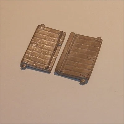 Corgi Toys 1100 Mack 1137 Ford Articulated Trailer Rear Doors Pair - Image 1 of 4