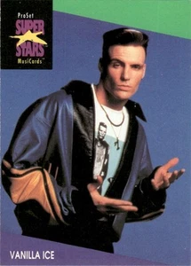 1991 ProSet Super Stars MusiCards Rock Pop Rap Set Break Vanilla Ice #145 - Picture 1 of 2
