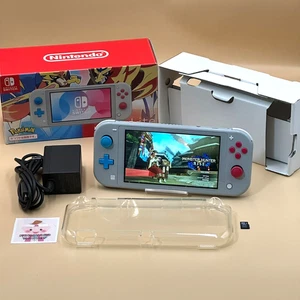 Nintendo Switch Lite Zacian Zamazenta Limited Edition Pokemon Console Japan CIB - Picture 1 of 22