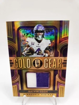 Dalvin Cook Gold Gear 1/24 2 Color Patch *READ* - Image 1 of 3