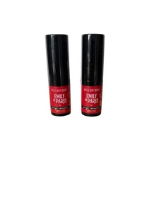 Bath & Body Works Emily in Paris Red Rouge Romance Lipstick x2 - Picture 1 of 3