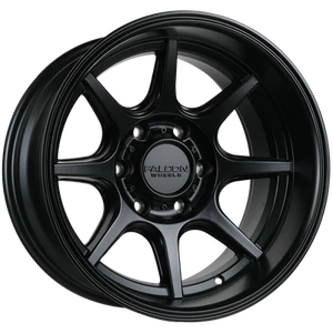 Falcon Wheels Rim T8 17x9 6x139.7 ET-38 106.3CB Full Matte Black - Picture 1 of 6