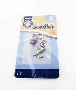 ArtSkills Crafter's Closet Letter Charm Set Capital "Z" with Lavender Crystal - Picture 1 of 2