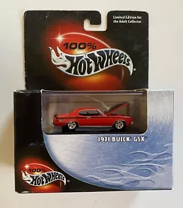 100% Hot Wheels '71 Buick GSX Cool Collectibles Black Box Real Rider 1:64 Scale - Picture 1 of 3