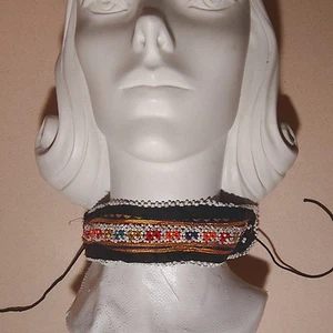 Disfraz de Danza del Vientre ATS Gargantilla Bordada Tribu Kuchi 798h10 - Imagen 1 de 3