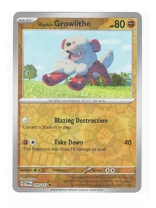 Pokemon - Hisuian Growlithe 099/167 - Twilight Masquerade Reverse Holo Foil Card - Picture 1 of 1