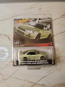 Hot Wheels 1:43 Scale Nissan Skyline Gtr (BNR34) V•spec With NISMO part - Picture 1 of 6