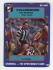 AFL Scanlens 1990 #51 Collingwood Tony Shaw