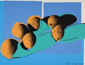 ANDY WARHOL Surrealism Poster or Rolled Canvas Print "Still Life Space Fruits" D - Picture 1 of 1