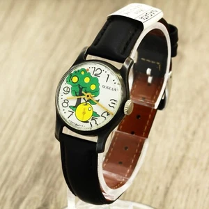 RARE Pobeda ZIM 2602 children's mechanical USSR watch apple tree on the dial - Picture 1 of 10