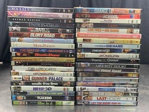 Lots of 40 Used DVDs Assorted Genre Movies TV Shows 40-Bulk DVD Lot - Bild 1 von 3