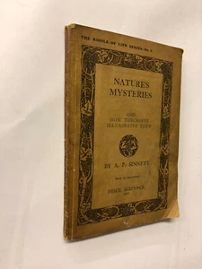 Nature's Mysteries by A. P. Sinnett - Riddle of Life Series No. 5 - 1913 PB Book - Bild 1 von 1
