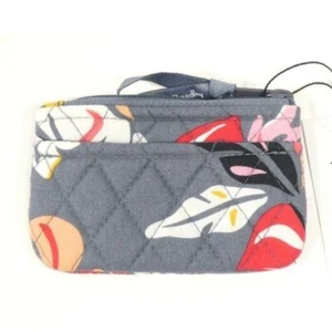 Vera Bradley Coastal Paradise Münzbörse mit Reißverschluss Neu mit Etikett - Bild 1 von 3