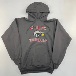 Chiles Tennis USA Hoodie, Grey Medium - Picture 1 of 2