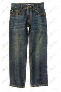 Gymboree Boys sz 7 slim Classic Jeans Adj Waist NWT Dark Wash   - Picture 1 of 3
