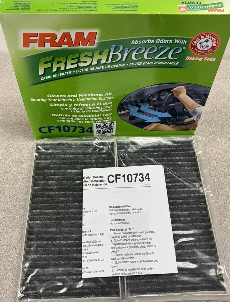 Marco de filtro de aire de cabina 5 cajas CF10734 para Kia Sorento 2003-2009 Foto 1 de 4