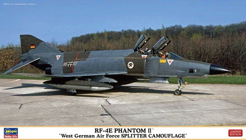 Hasegawa 02445 RF-4E Phantom II "West German Air Force Splitter Camouflage" K... - Immagine 1 di 1