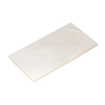 Musiclily Pro Mother of White Pearl Guitar Inlay Material Blank Sheet 50x25x2mm