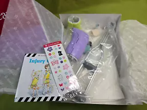 American Girl of Today blue wheelchair plus unused Feel Better Kit - Picture 1 of 17