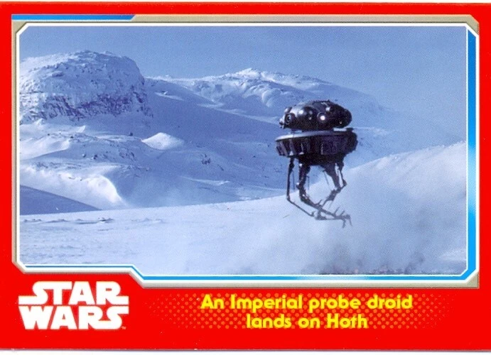 Topps:2015 Journey To The Force Awakens "An Imperial probe droid lands "#49 - Image 1 of 1