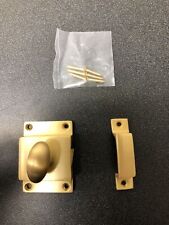 Deltana 2-5/16" x 1-9/16" Solid Brass Cabinet Lock - Lifetime Polished Brass