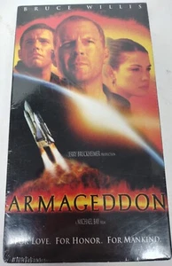Armageddon VHS Video New Sealed Movie Ben Affleck, Bruce Willis - Picture 1 of 5