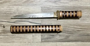 Tanto (Yoroi-doshi) Armor Piercer Nihonto Samurai Sword Mitsu Mune Antique - Picture 1 of 11