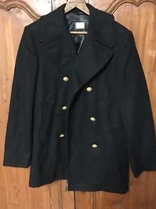 WWII Vietnam US Navy Militär Wolle Peacoat Mantel Jacke Herren Medium 36 - Bild 1 von 5