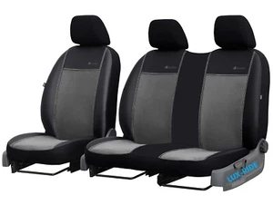 TAILORED SEAT COVERS For MERCEDES VITO 447 2018 - 2025 ART. LEATHER & ALICANTE - Picture 1 of 7