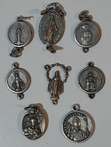 Vintage Religious Jewelry Charms Mixed Lot of 8 - Picture 1 of 5