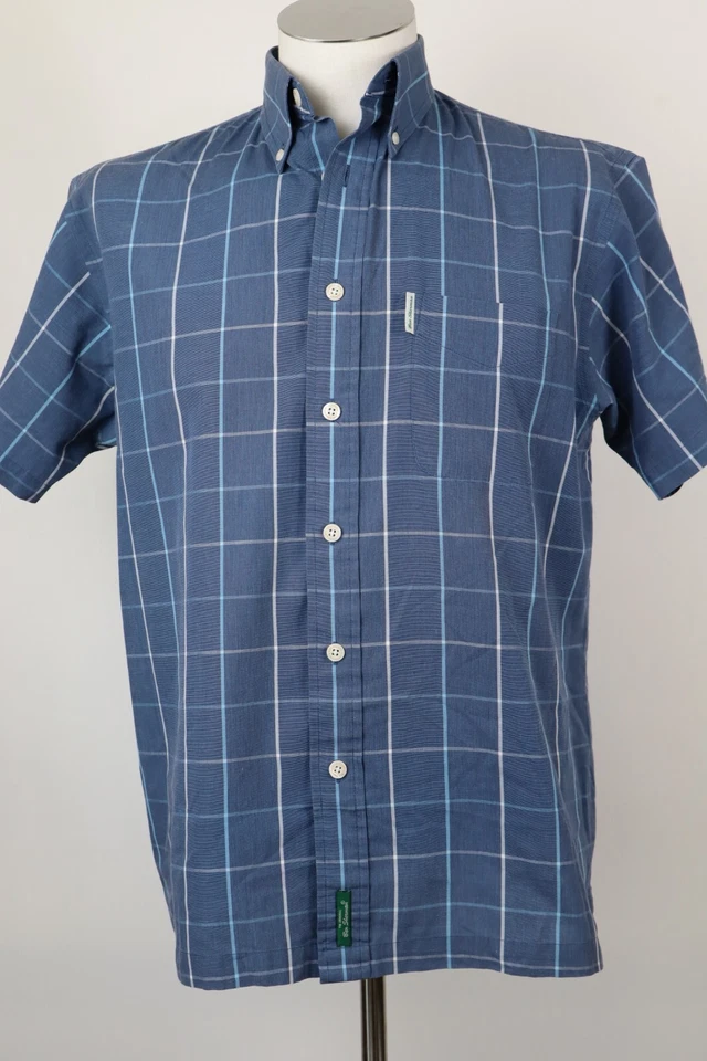 Ben Sherman Camisa Hombre Algodón Talla S Camisa Casual Vintage - Imagen 1 de 4