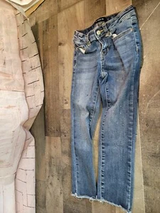 Kidpik 5 youth denim bedazzled jeans pants - Picture 1 of 5