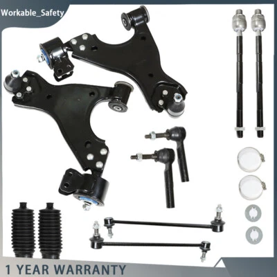 07-16 para GMC Acadia Kit de suspensión Brazos de control Rótulas Extremos de varilla de amarre 10 piezas Foto 1 de 4