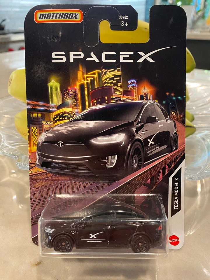 2023 MATCHBOX SpaceX Tesla Model X Crew Transport Vehicle (black) 75/100 - Image 1 of 1