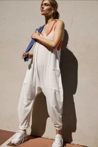 Neu Free People X FP Bewegung Hot Shot Overall Größe L - Bild 1 von 7