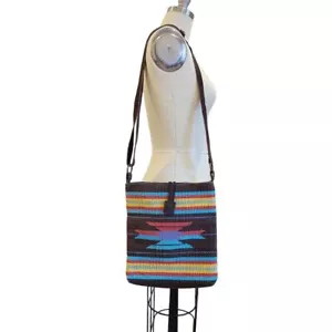 Western Christian Livingston Crossbody Brown Aztec Cowgirl Handbag Purse - Picture 1 of 5